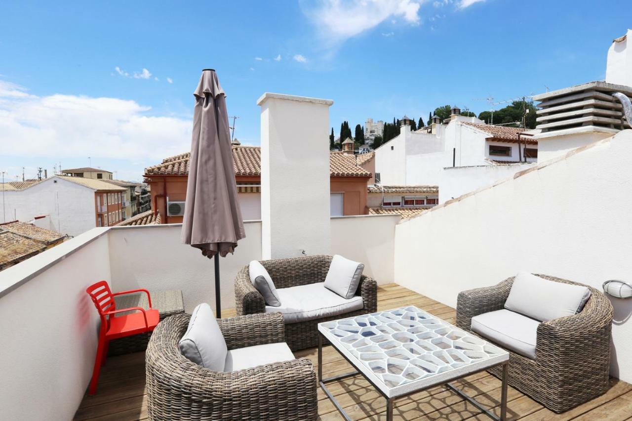 Apartamento De Diseno Con Jacuzzi Privado Granada Bagian luar foto